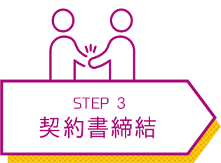 STEP3 契約書締結