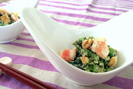 菜の花とエビの白和え マックスバリュ東海 静岡 神奈川 山梨 愛知 三重 岐阜 滋賀の食品スーパー