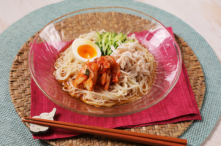 鶏だしスープでキムチそうめん マックスバリュ東海 静岡 神奈川 山梨 愛知 三重 岐阜 滋賀の食品スーパー